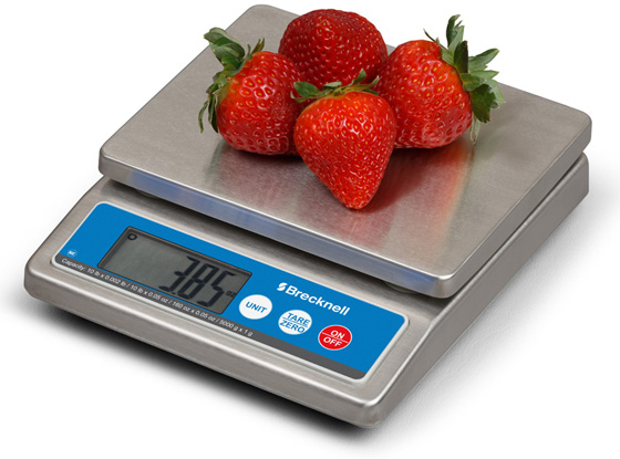 6030 image of scale with strawberries
