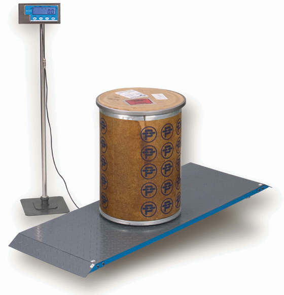 image of ps1000_ps2000_barrel on scale