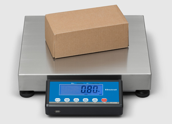 Brecknell PS-400 Slimline Heavy Duty Digital Shipping Scale for Packages,  400 lb Capacity, Easy to Use, AC or Battery Operated, Portal Scale for  Commerial, Industrial & Warehouse
