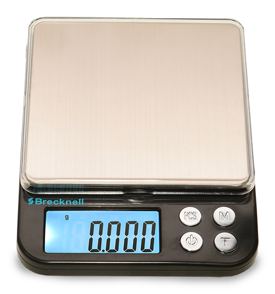 Brecknell EPB-500g Digital Pocket Scale, 500 g x 0.01 g